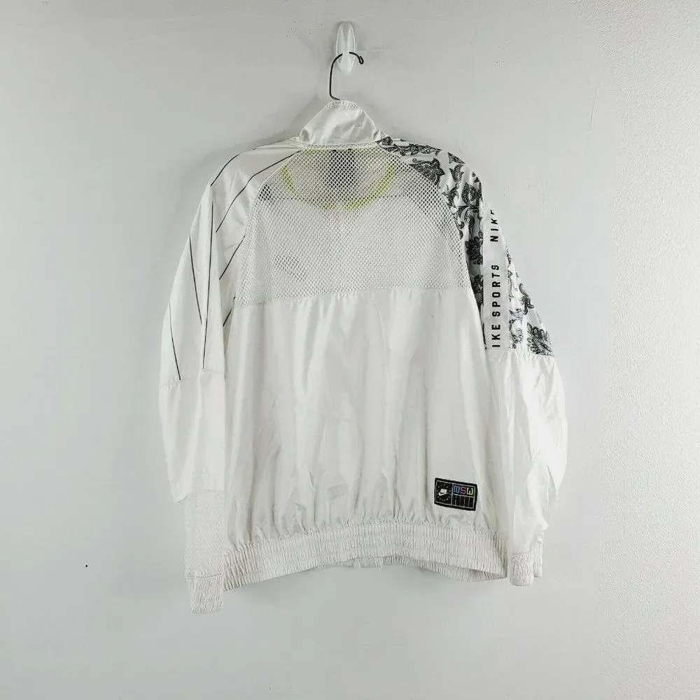 Nike Mens White‎ Long Sleeve Full Zip Elastic Waist Tracksuit Size M/L Set Of 2